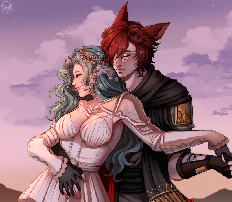 Love At Sunset by Julietta Sophia